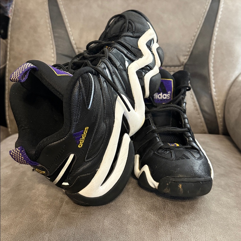 Adidas G47591 Crazy 8 1998 All Star Game Black White Purple Gold Kobe Mens Sz 11
